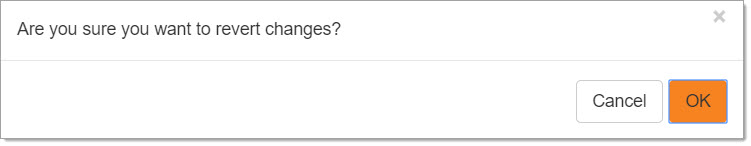 Are you sure you want to revert back?